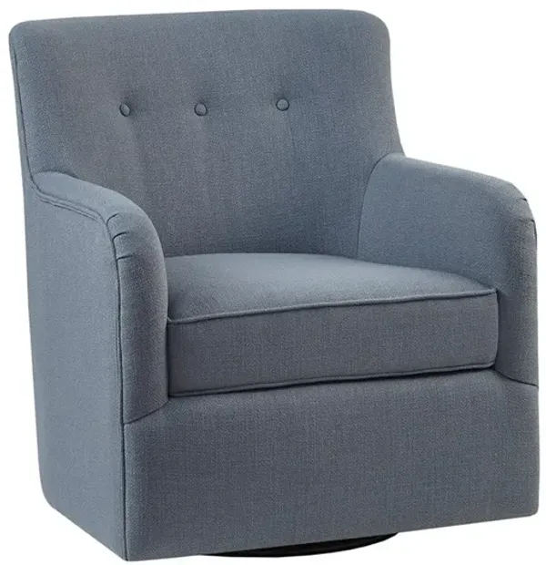 Gracie Mills Nathen Upholstered Swivel Chair