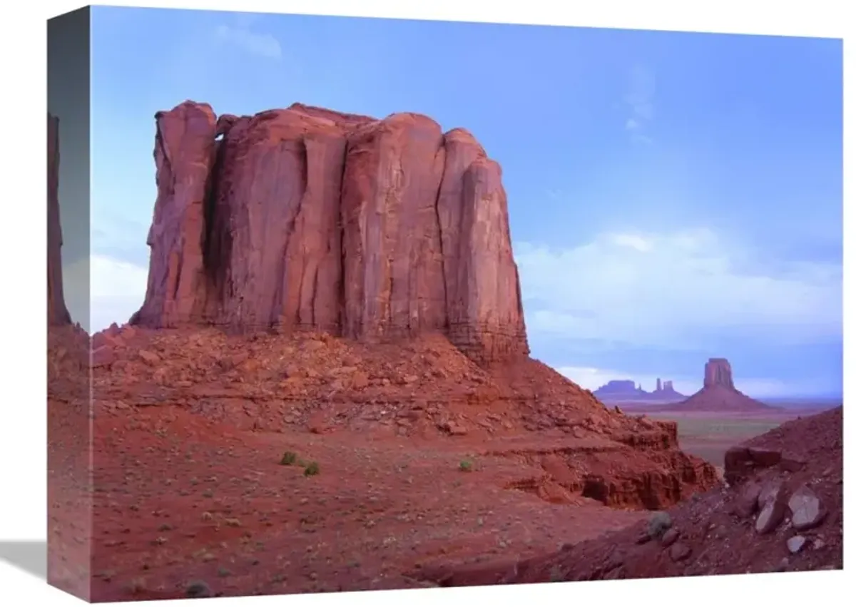 Elephant Butte from North Window viewpoint, Monument Valley, Arizona-Canvas Art-16x12