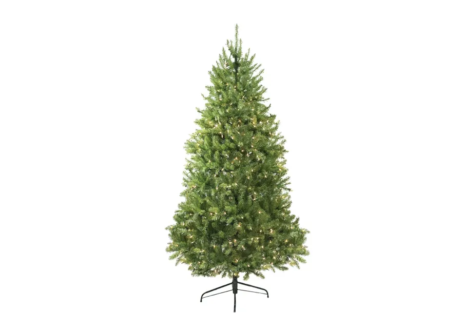 9' Pre-Lit Full Northern Pine Artificial Christmas Tree  Clear Lights