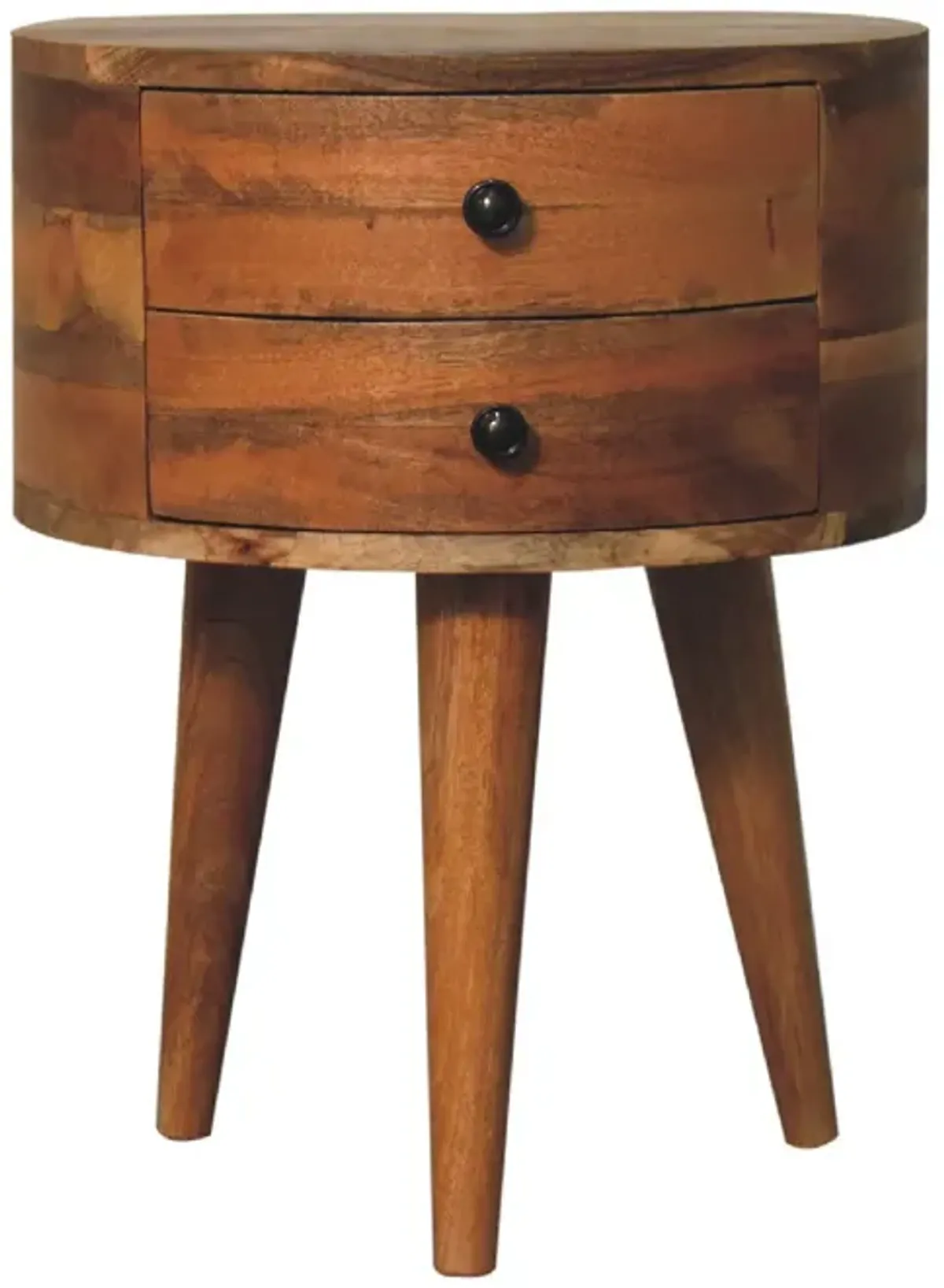 Odyssey Oak-ish Tripod Nightstand