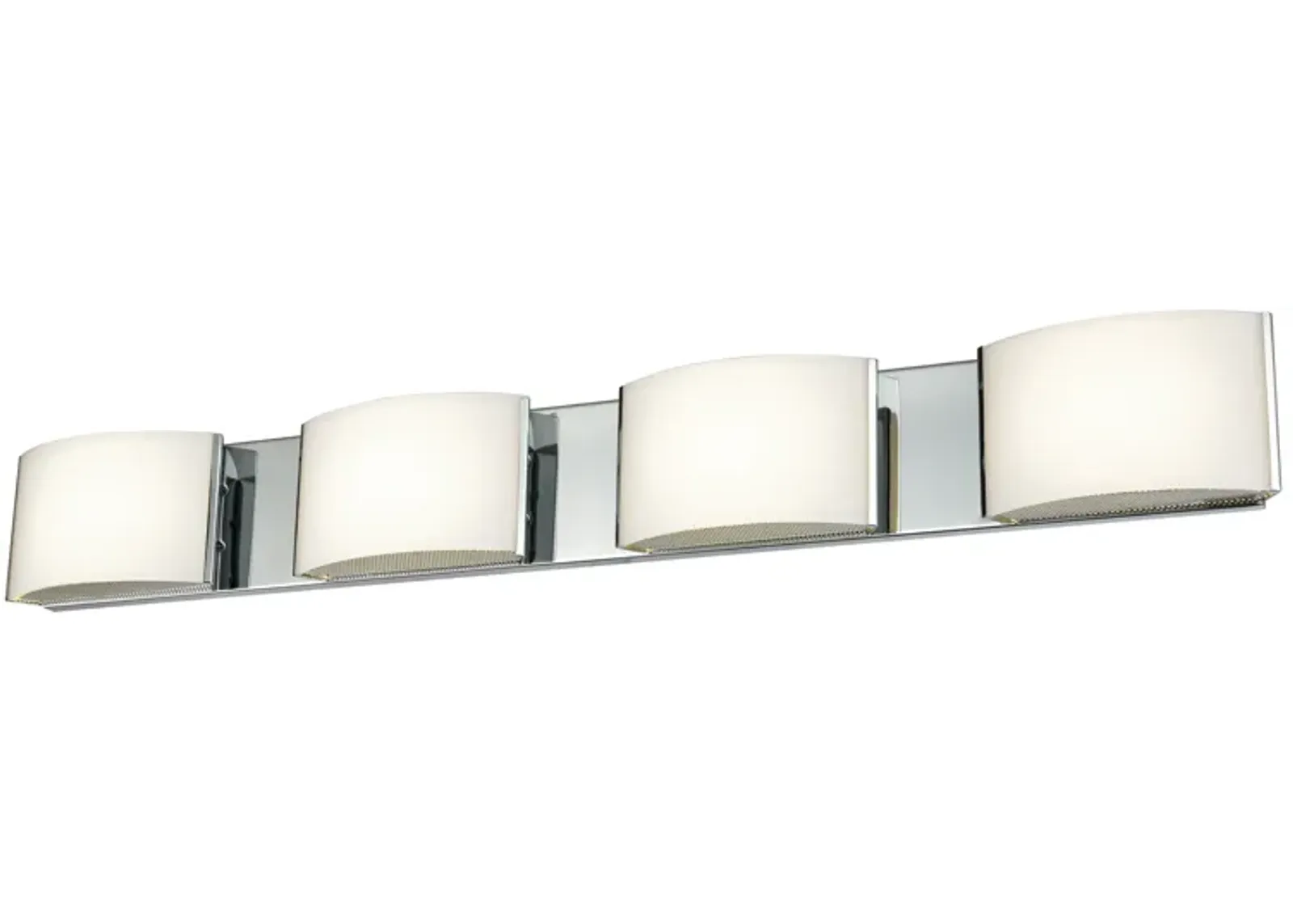 Pandora 34.5'' Wide 4-Light Silver Vanity Light