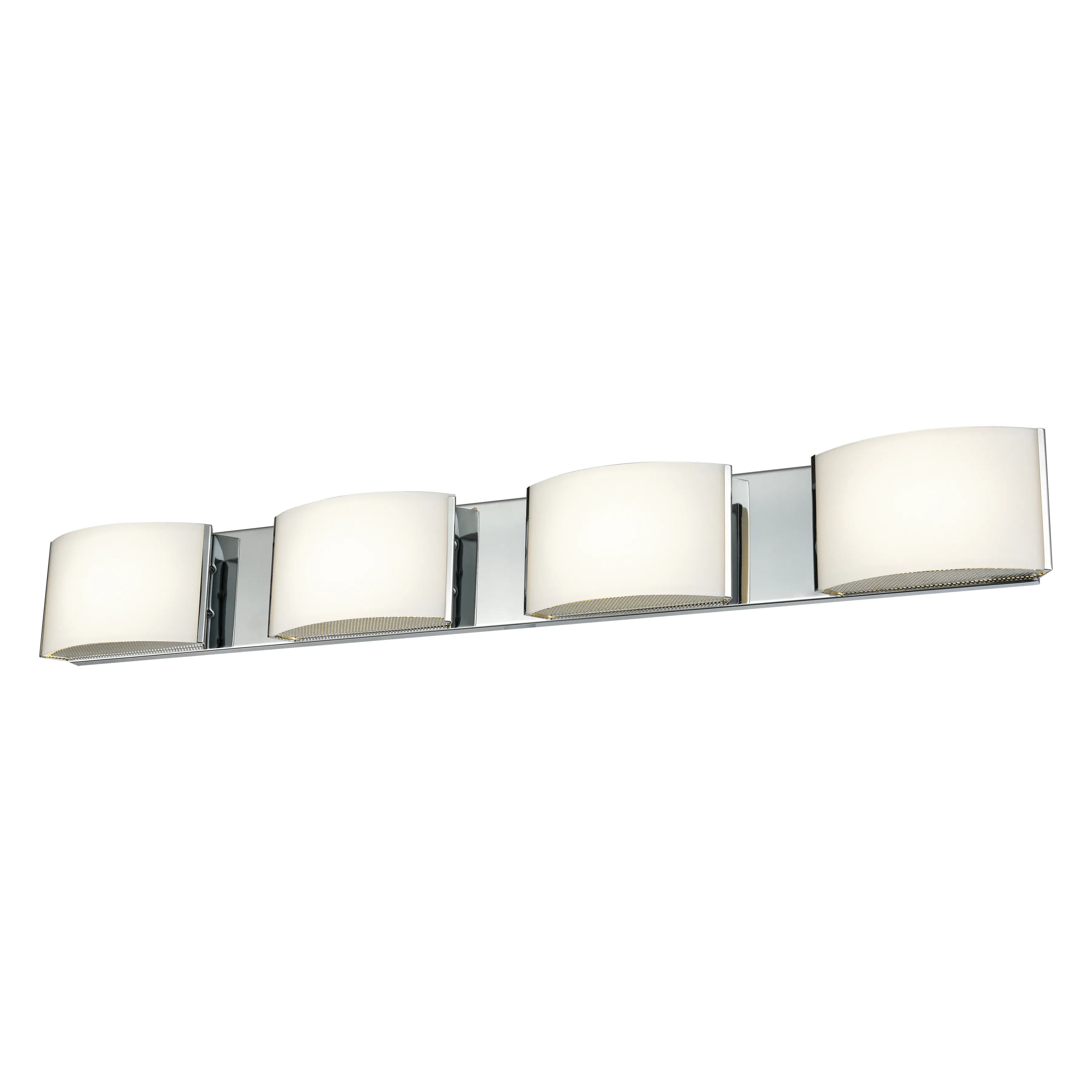 Pandora 34.5'' Wide 4-Light Silver Vanity Light