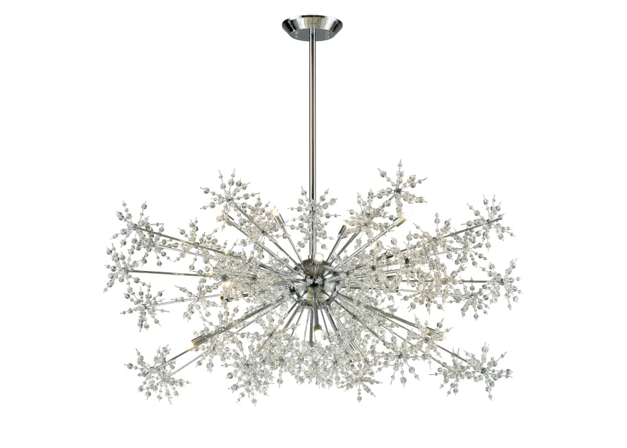 Snowburst 48'' Wide 20-Light Chandelier