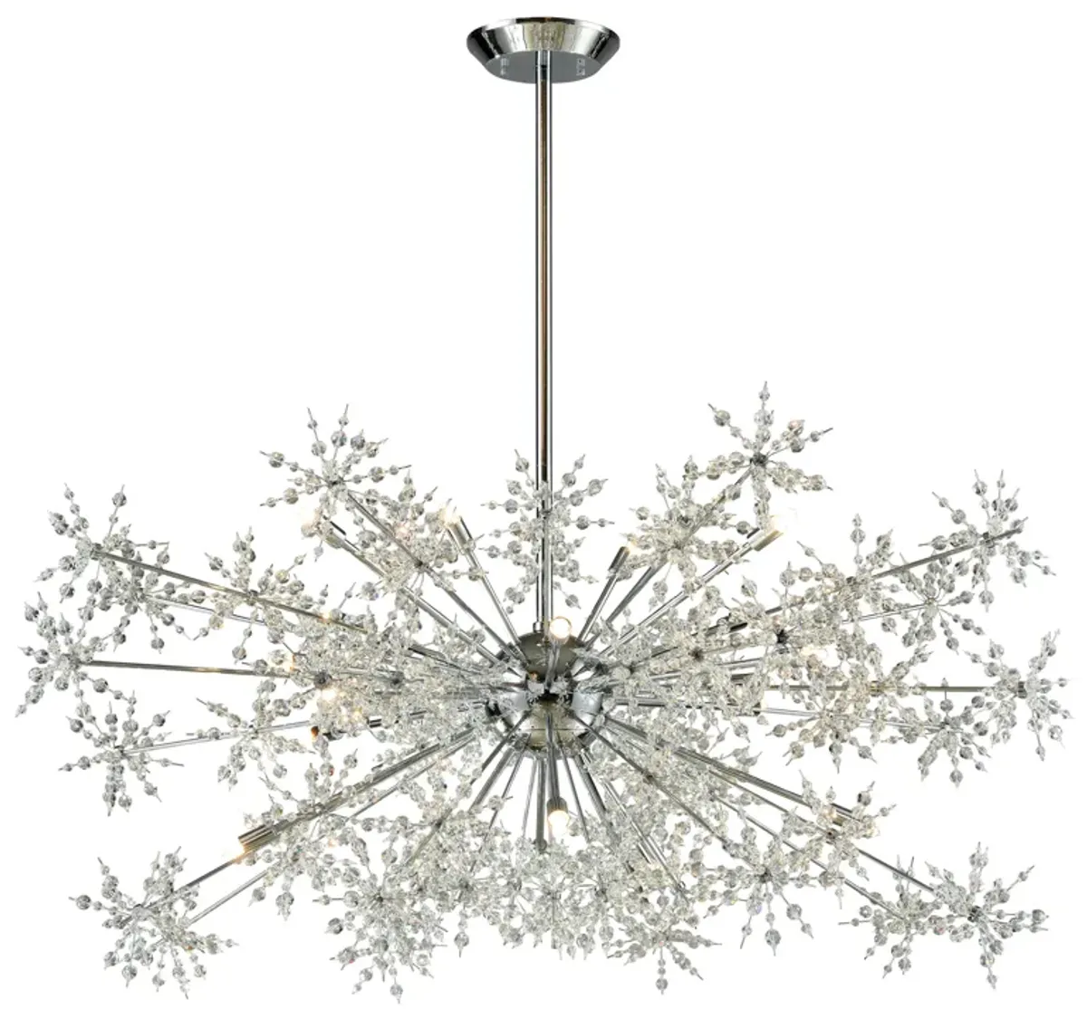 Snowburst 48'' Wide 20-Light Chandelier