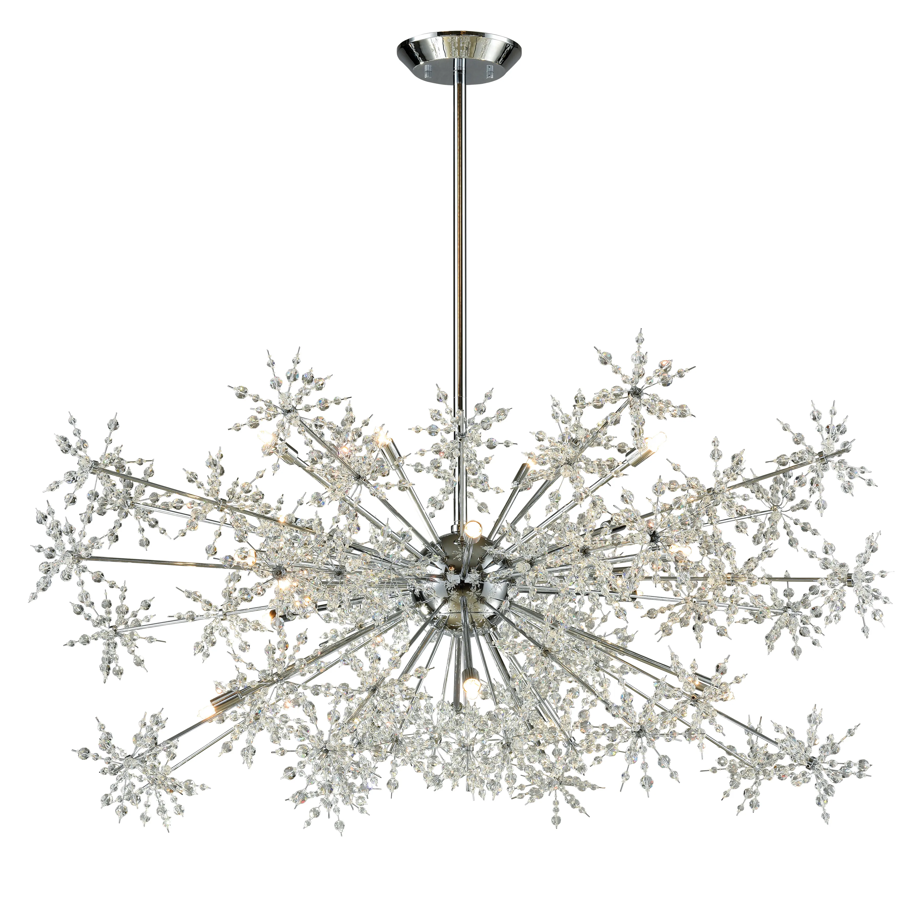 Snowburst 48'' Wide 20-Light Chandelier