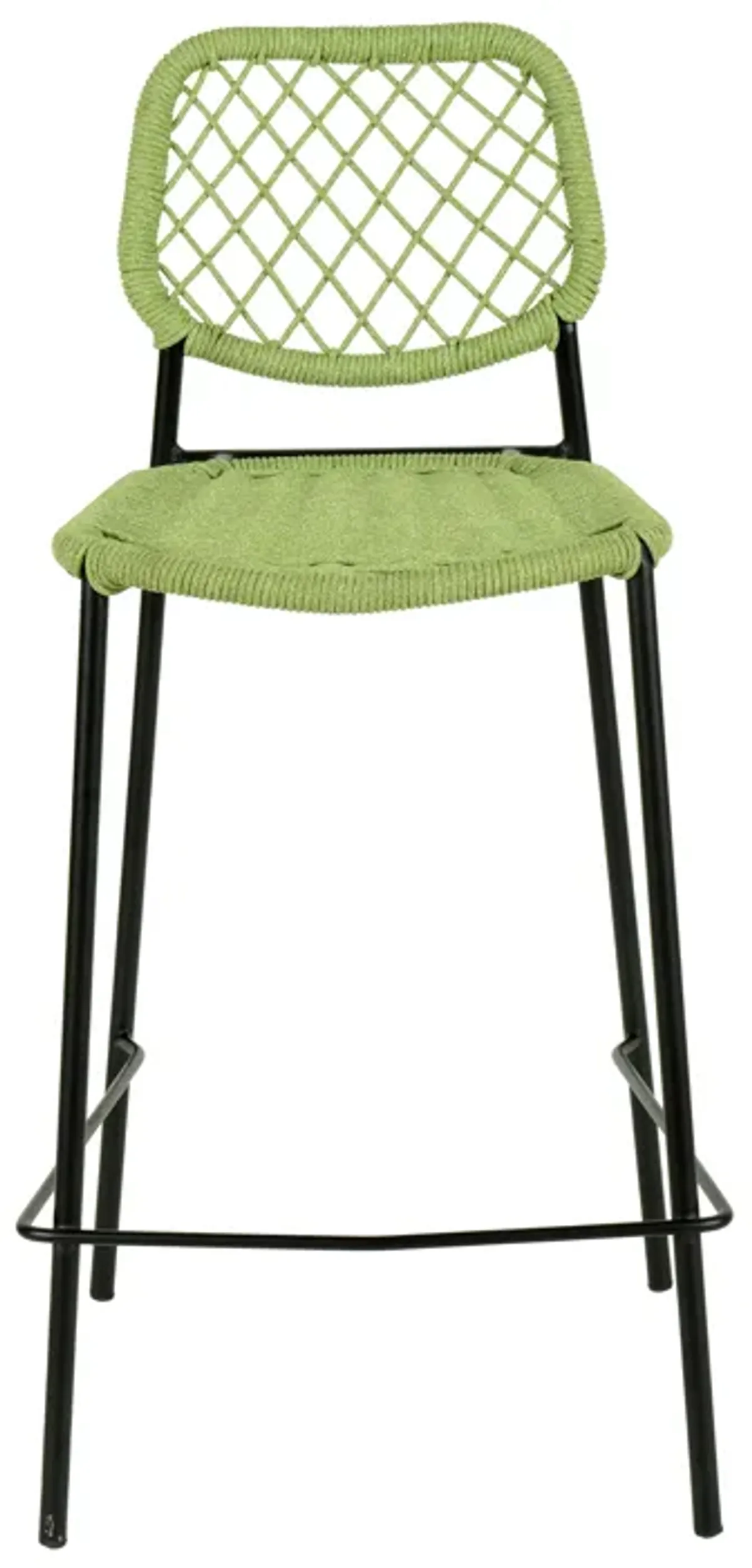 Lucy Natural Dyed Cord Outdoor Counter Stool