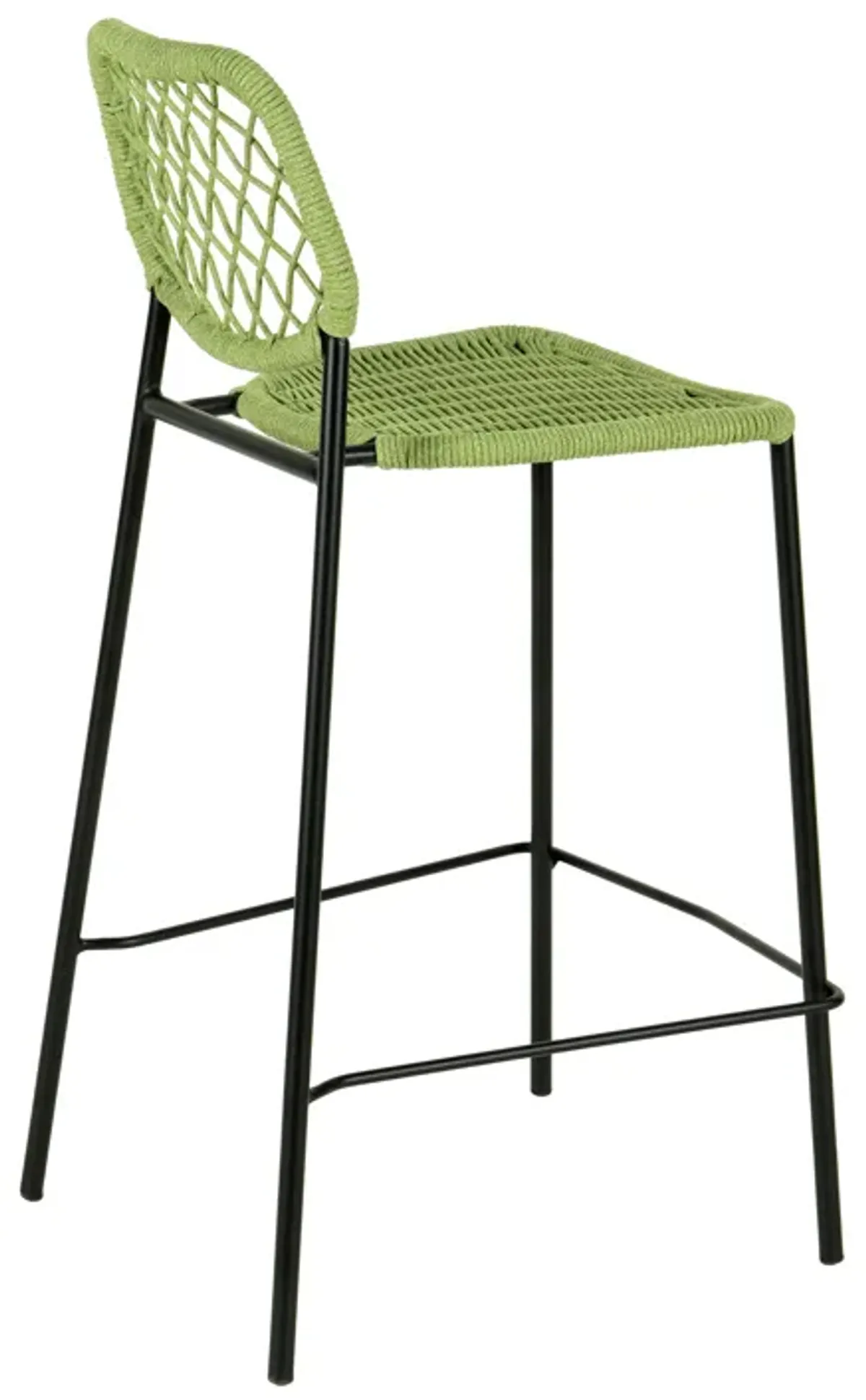 Lucy Natural Dyed Cord Outdoor Counter Stool