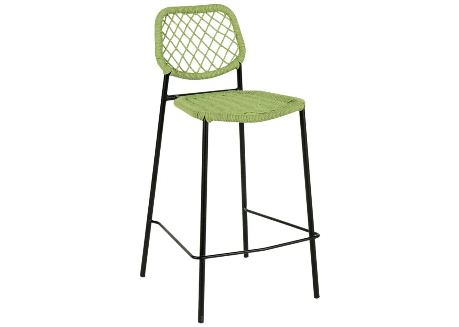 Lucy Natural Dyed Cord Outdoor Counter Stool