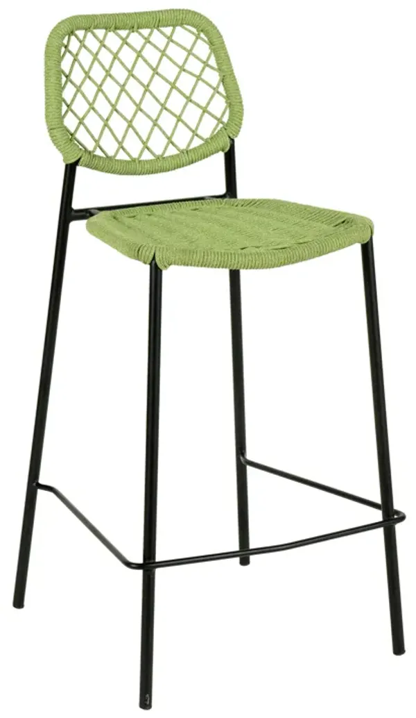 Lucy Dyed Cord Outdoor Counter Stool