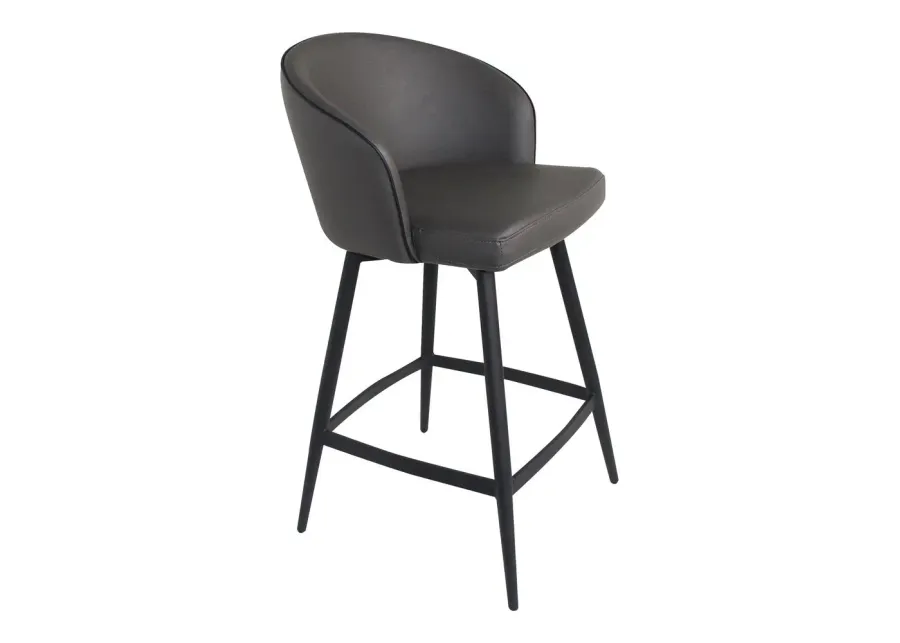 Moe's Home Collection Webber Counter Stool Charcoal