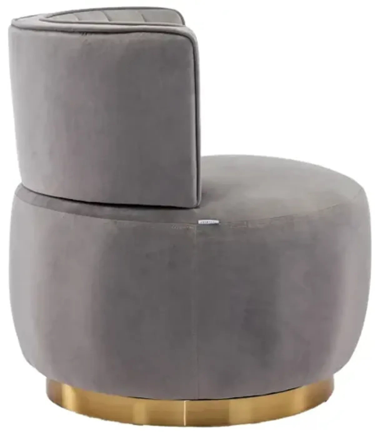 Velvet Swivel Barrel Chairs for Living Room or Office