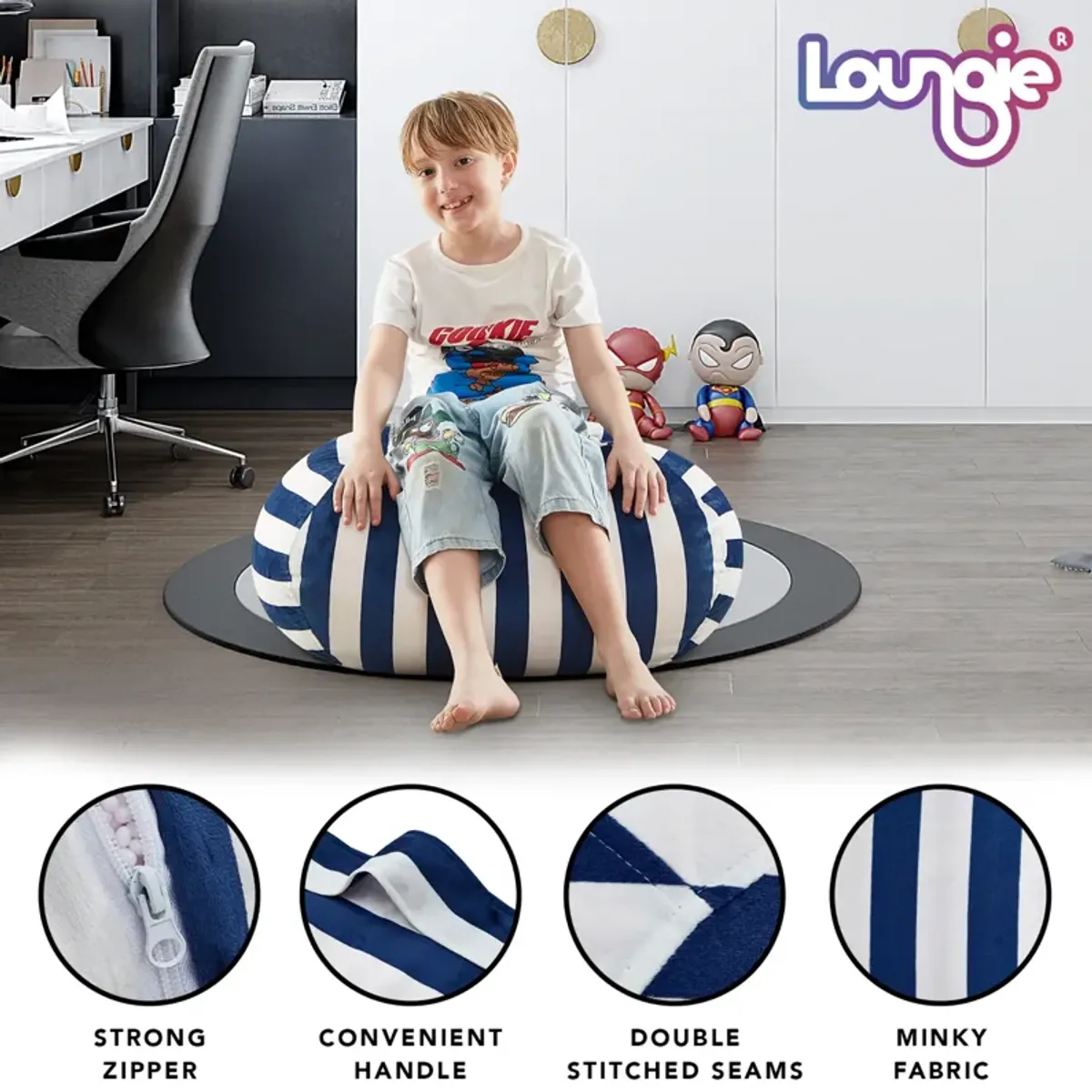 Loungie  Bean Bag Cover Microfiber 32"x32"