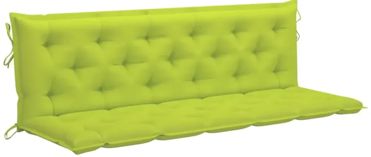 vidaXL Cushion for Swing Chair Bright Green 70.9" Fabric