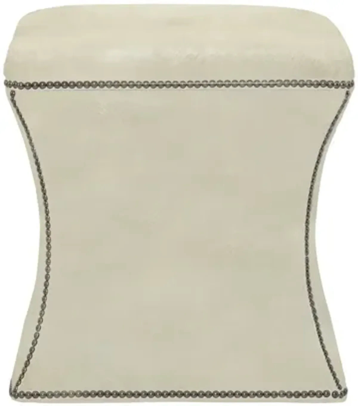 Roscoe Leather Ottoman