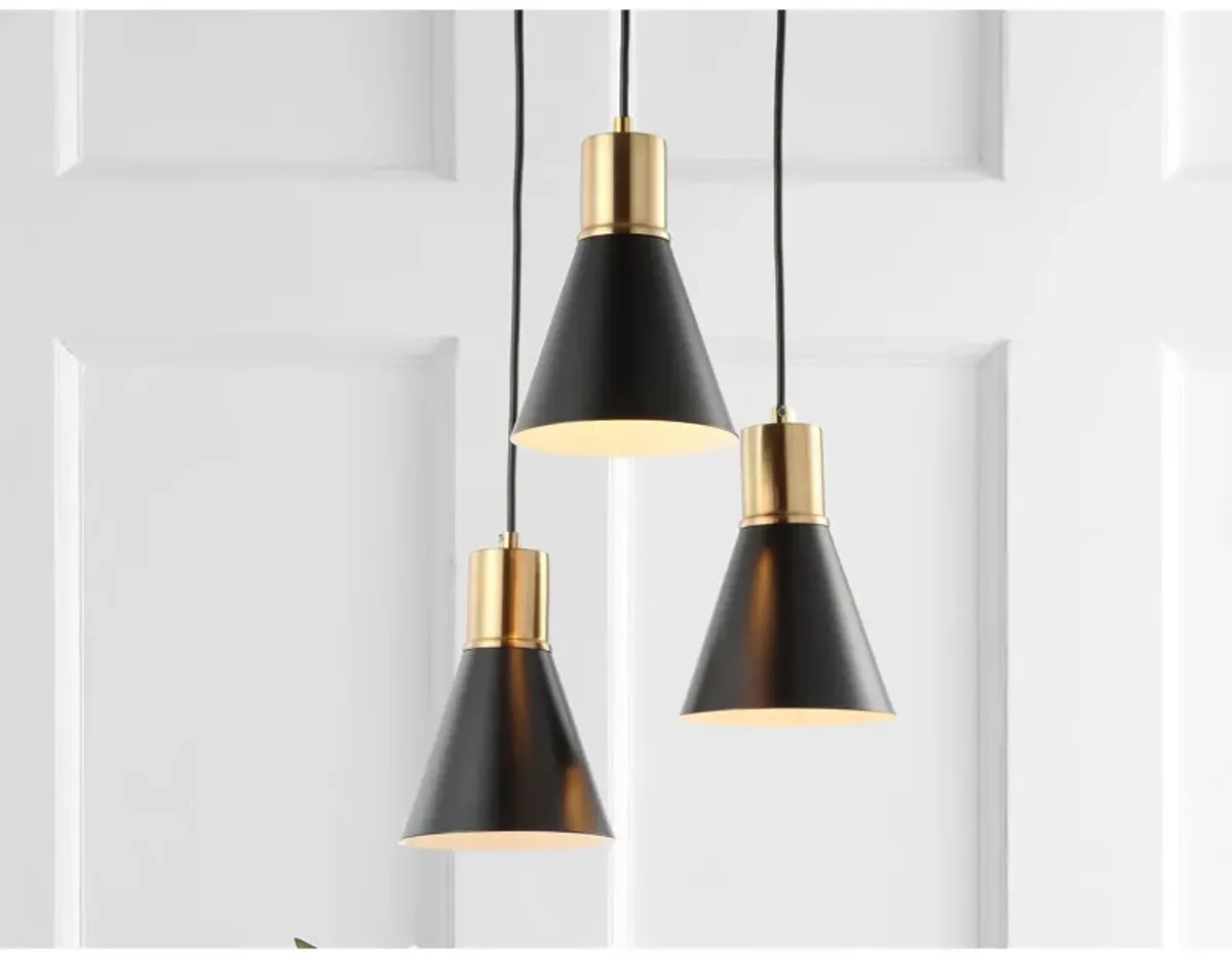 Apollo 3-Light Metal Cluster LED Pendant