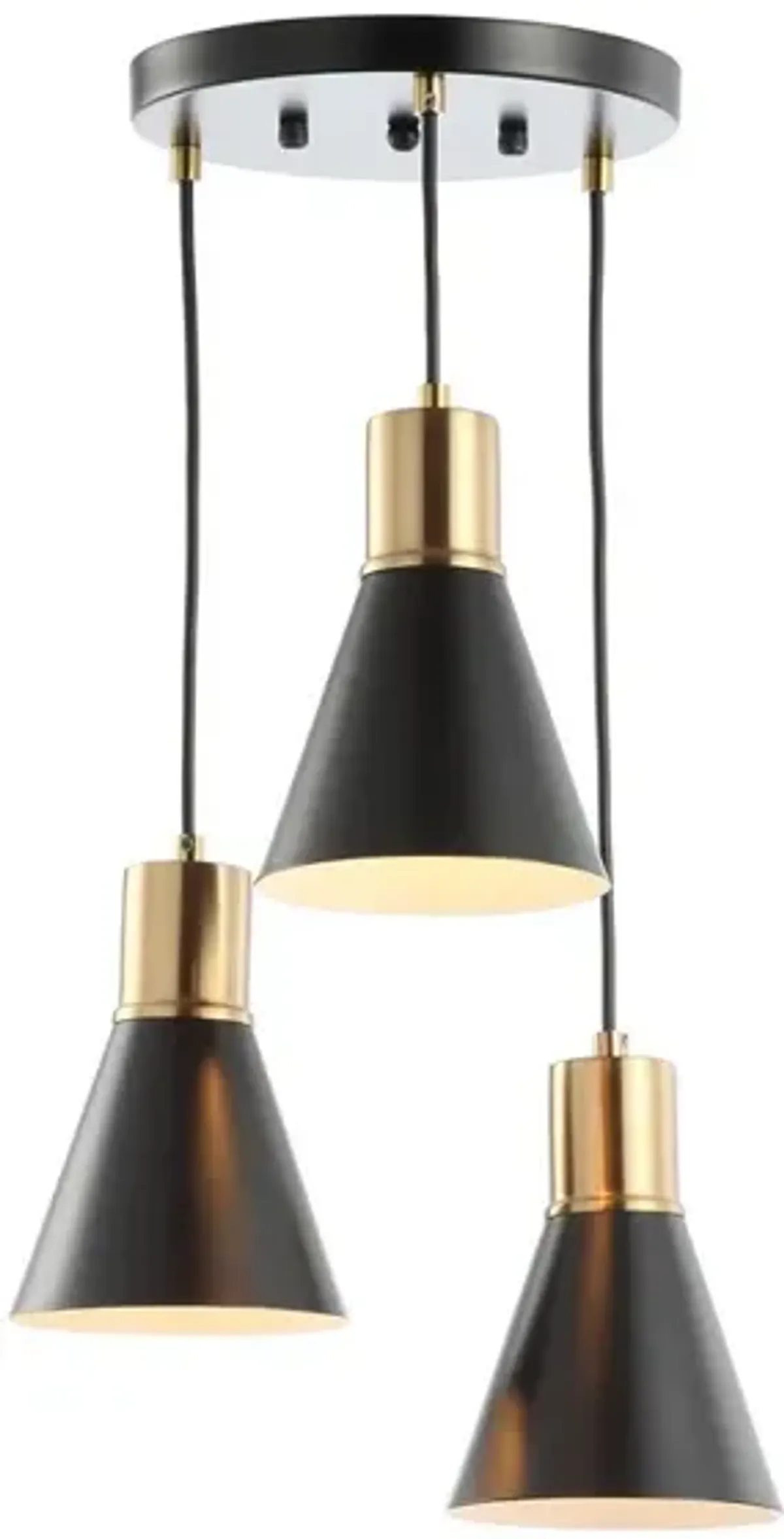 Apollo 3-Light Metal Cluster LED Pendant
