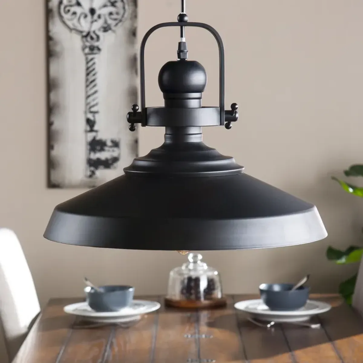 Mindel Industrial Bell Pendant Lamp