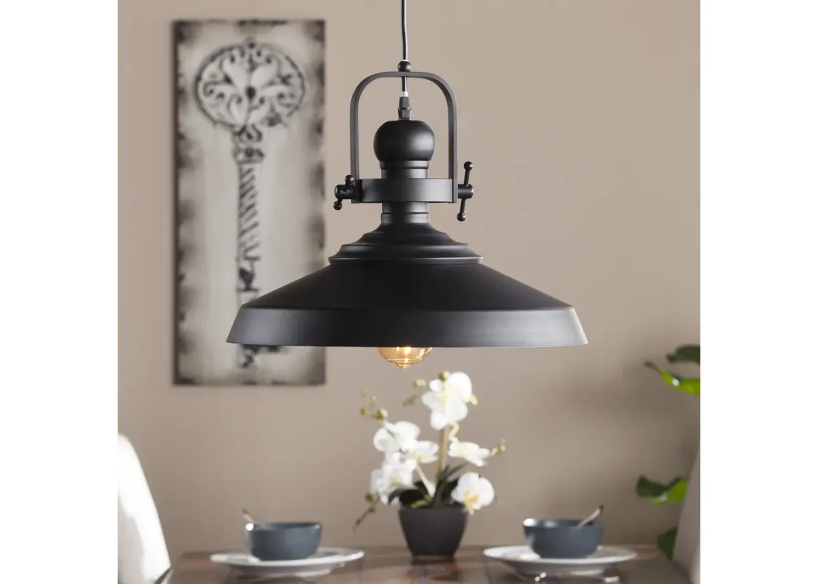 Mindel Industrial Bell Pendant Lamp