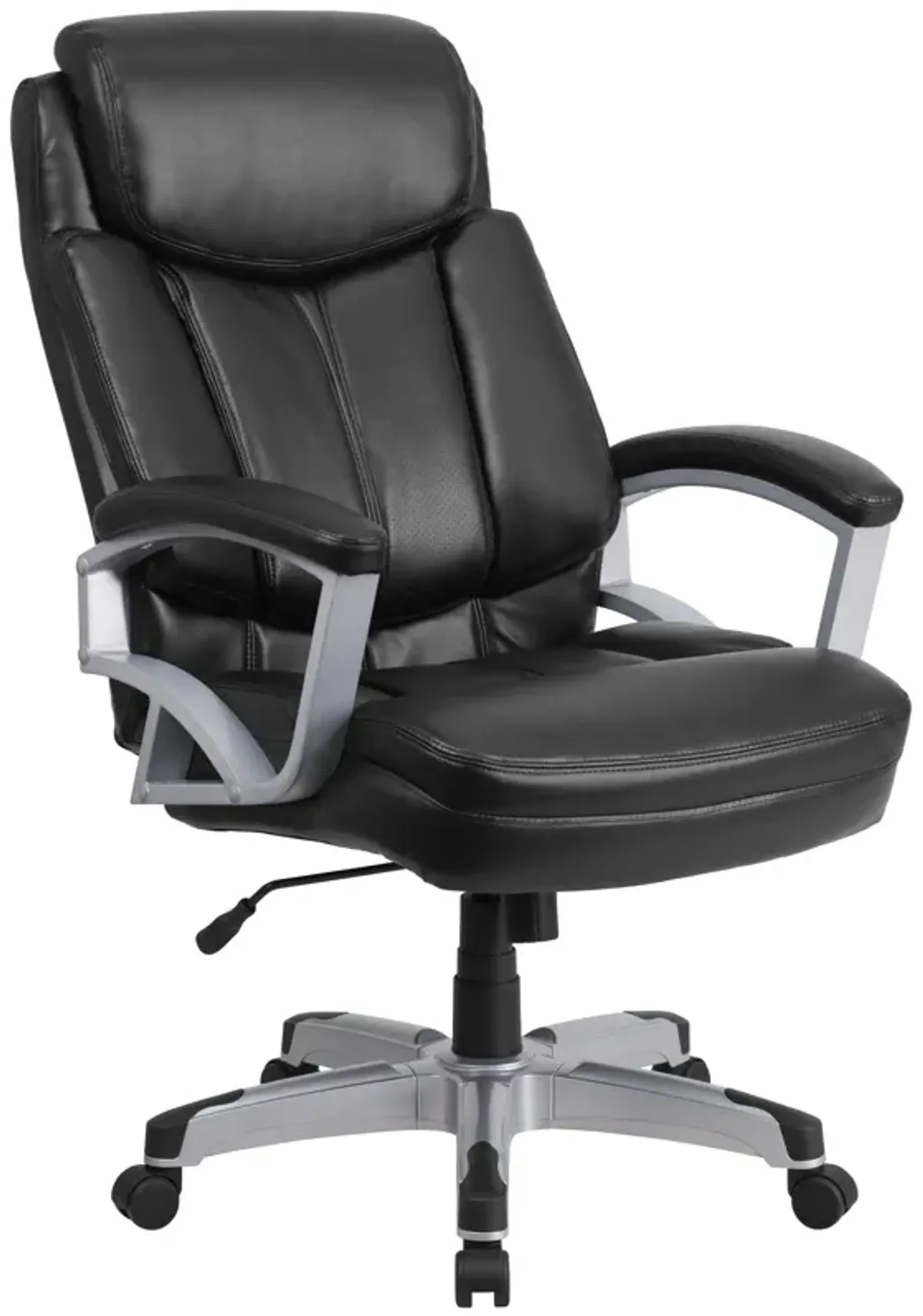 HERCULES Series Big & Tall 500 lb. Rated Black Fabric Executive Swivel Ergonomic Office Chair with Arms