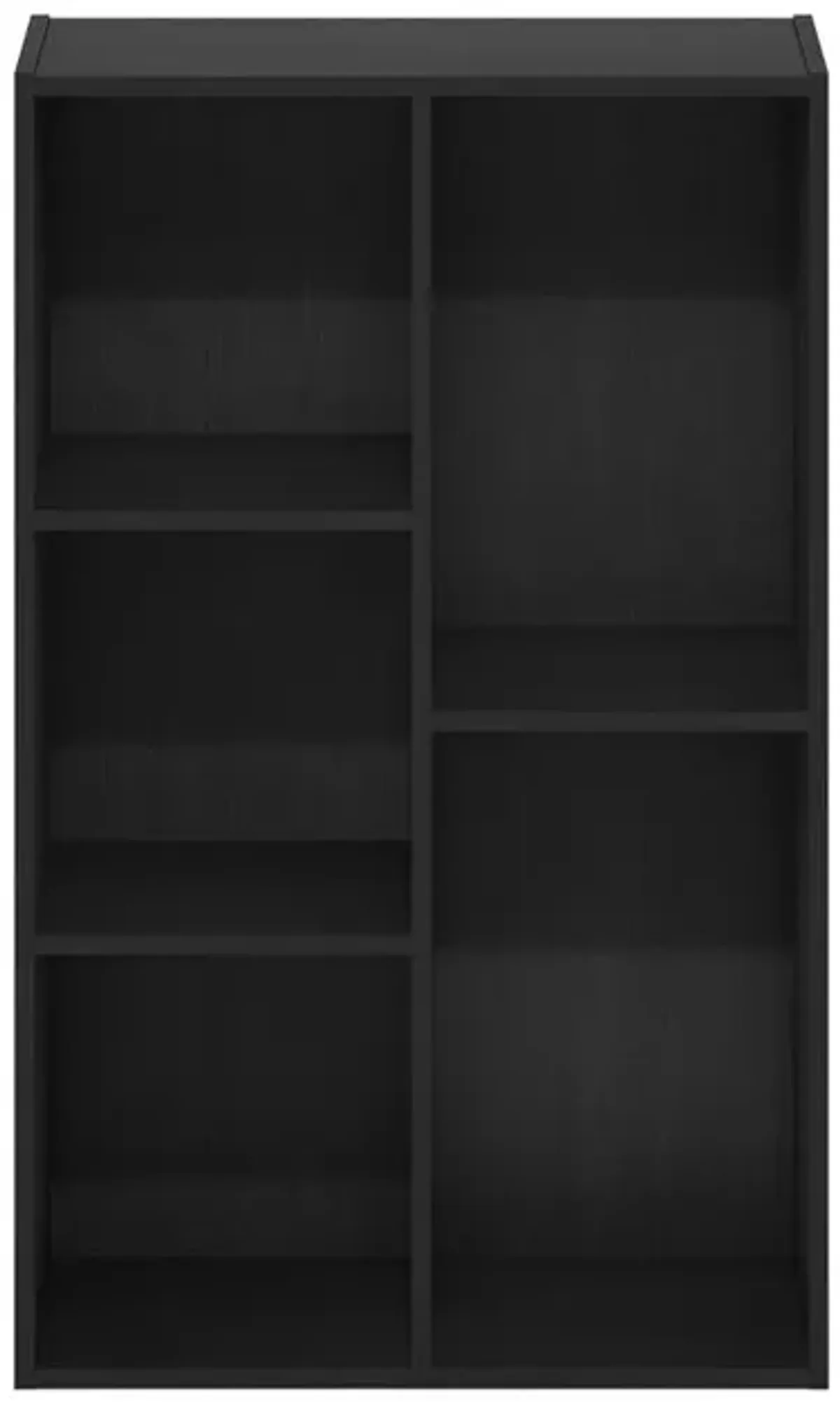 Furinno Luder 5-Cube Reversible Open Shelf, Blackwood