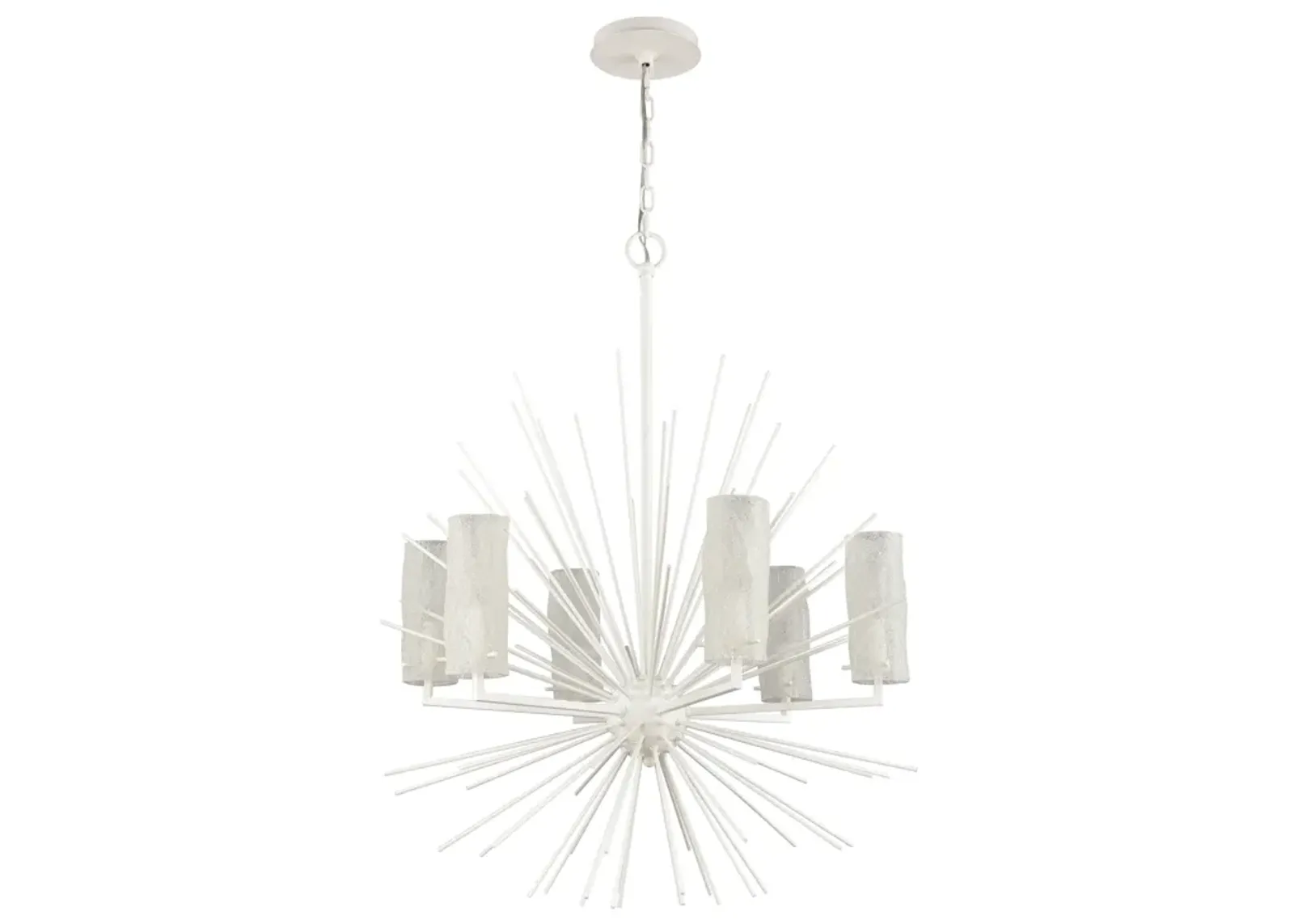 Sea Urchin 27'' Wide 6-Light Chandelier