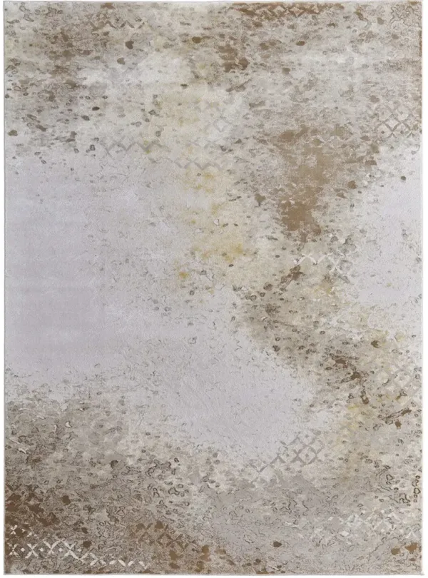 Waldor 39NCF 6'7" x 9'6" Brown/Tan/Ivory Rug