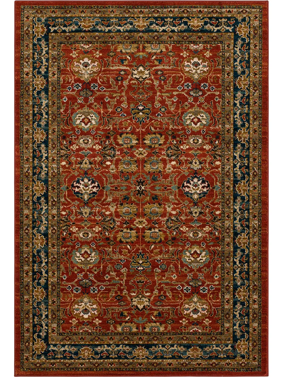 Spice Market Keralam Garnet 2' 4" X 7' 10" Rug