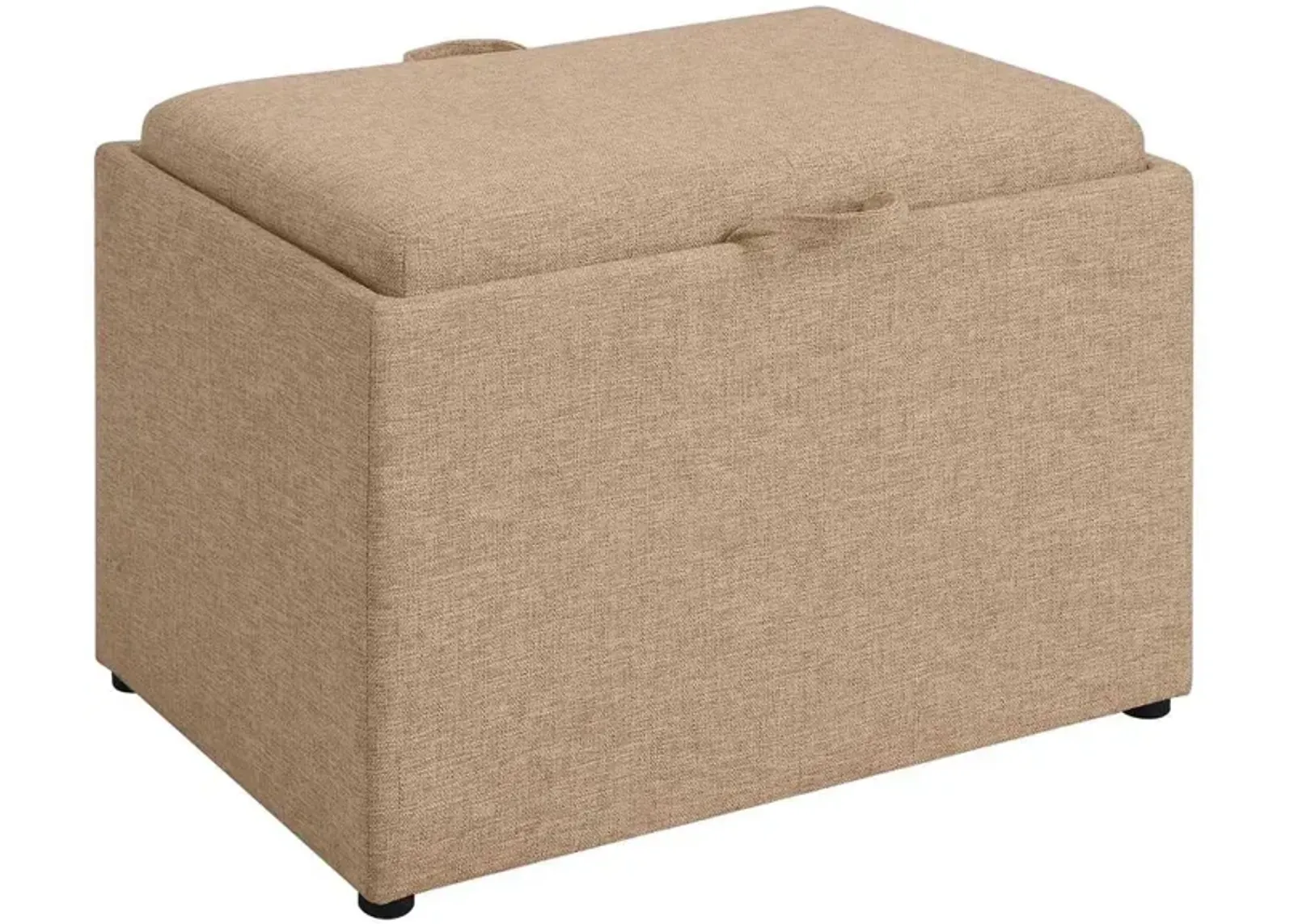 Convience Concept, Inc. Designs4Comfort Accent Storage Ottoman with Reversible Tray