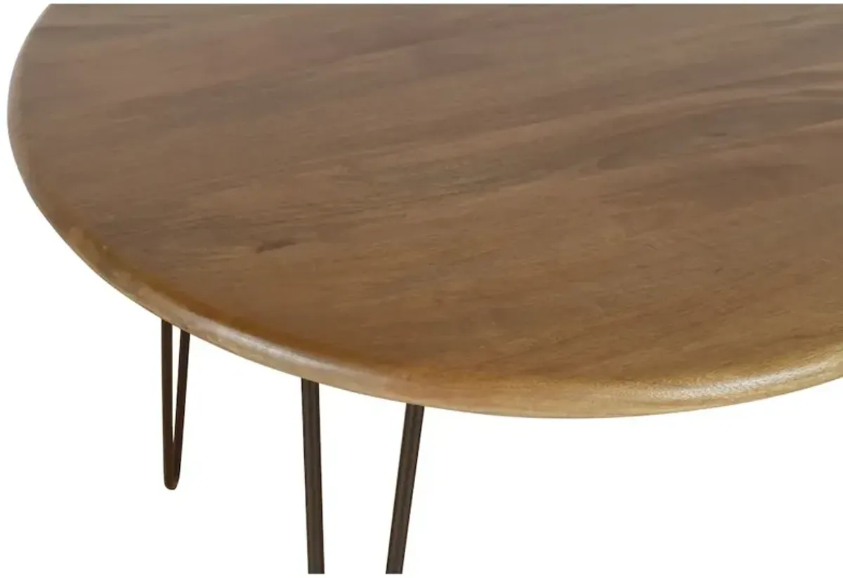 Jofran Brennan 42 Round Modern Contemporary Solid Wood Counter Height Dining Table