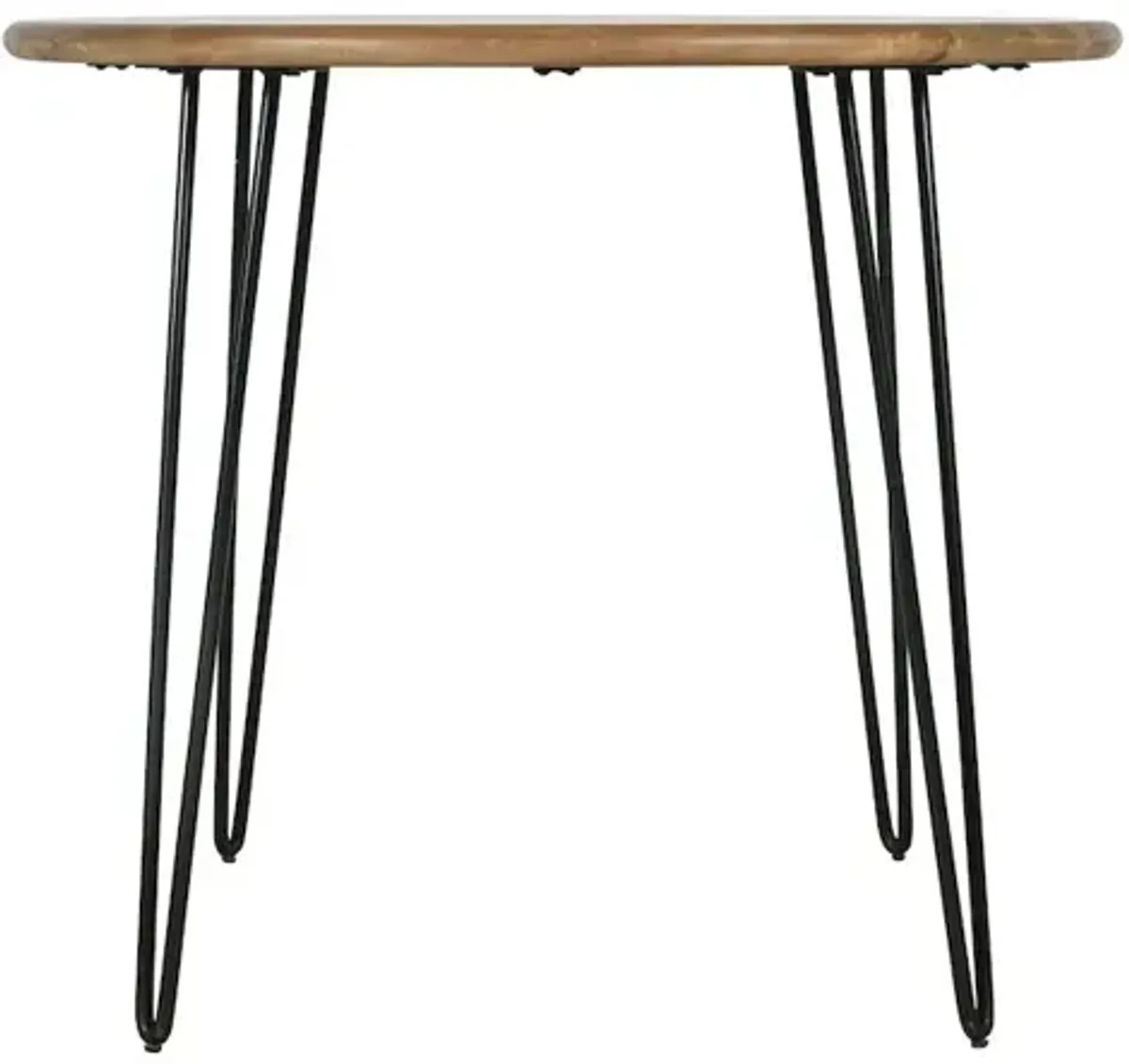 Jofran Brennan 42 Round Modern Contemporary Solid Wood Counter Height Dining Table