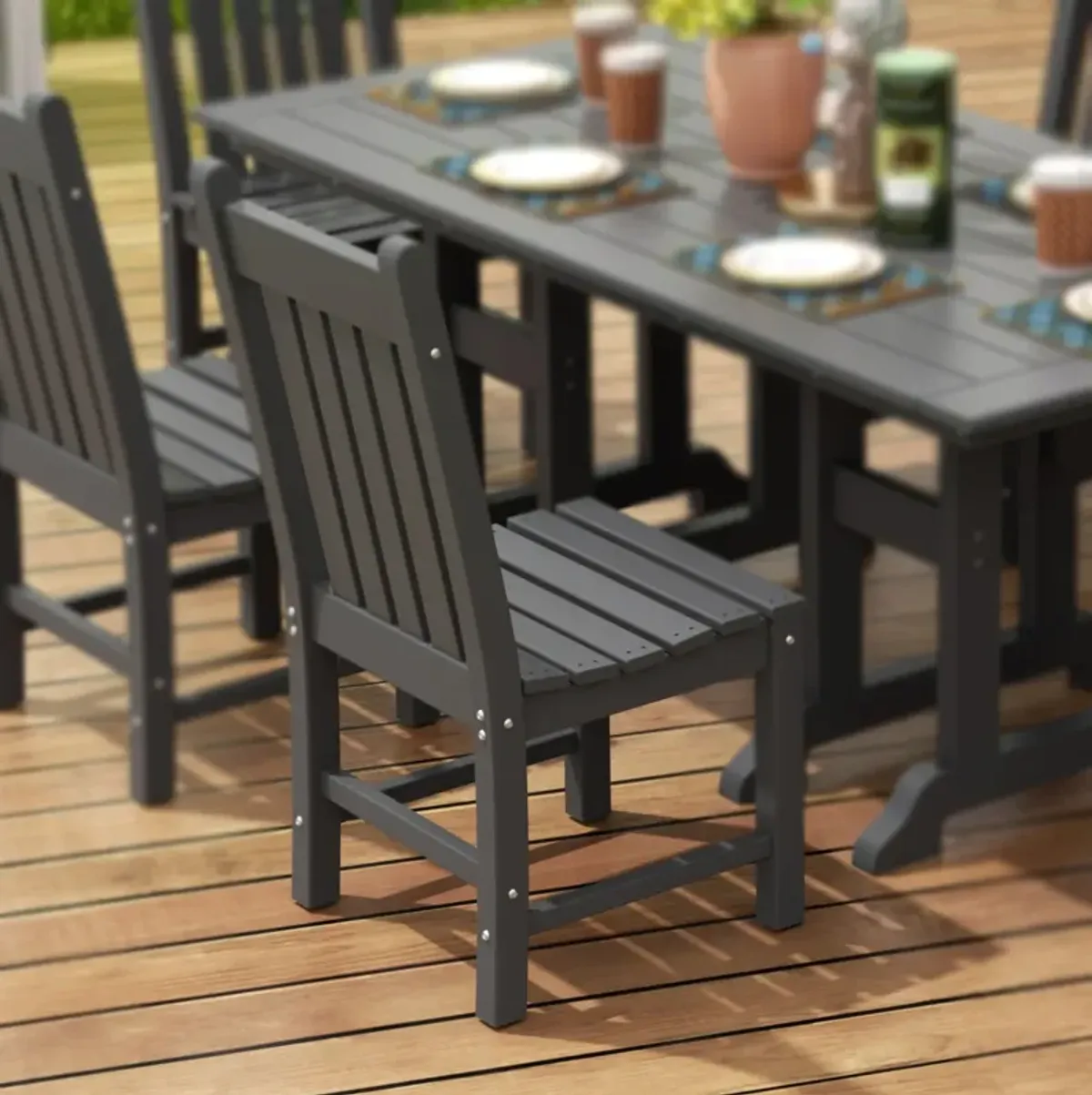 WestinTrends Outdoor Patio Dining Chair