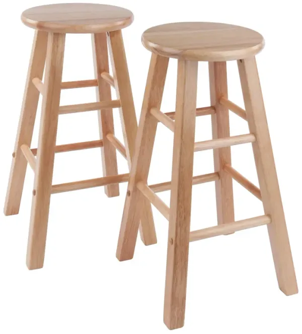 Element 2-Pc Counter Stool Set, Natural