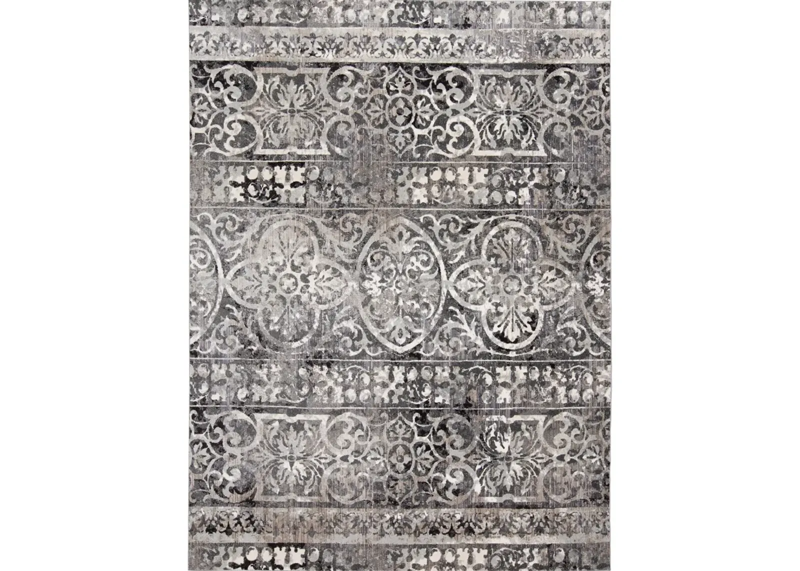 Kano 3871F Gray/Ivory/Taupe 4'3" x 6'3" Rug