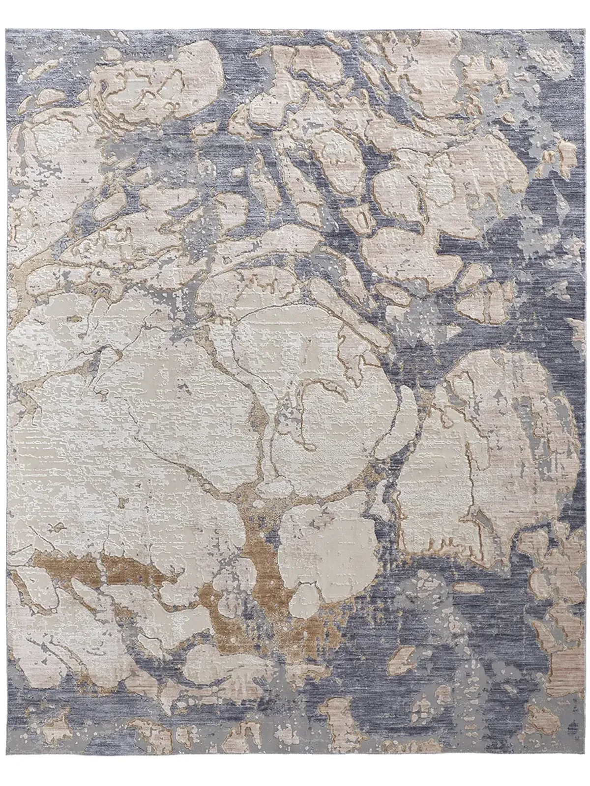 Laina 39G8F Tan/Blue 4' x 6' Rug