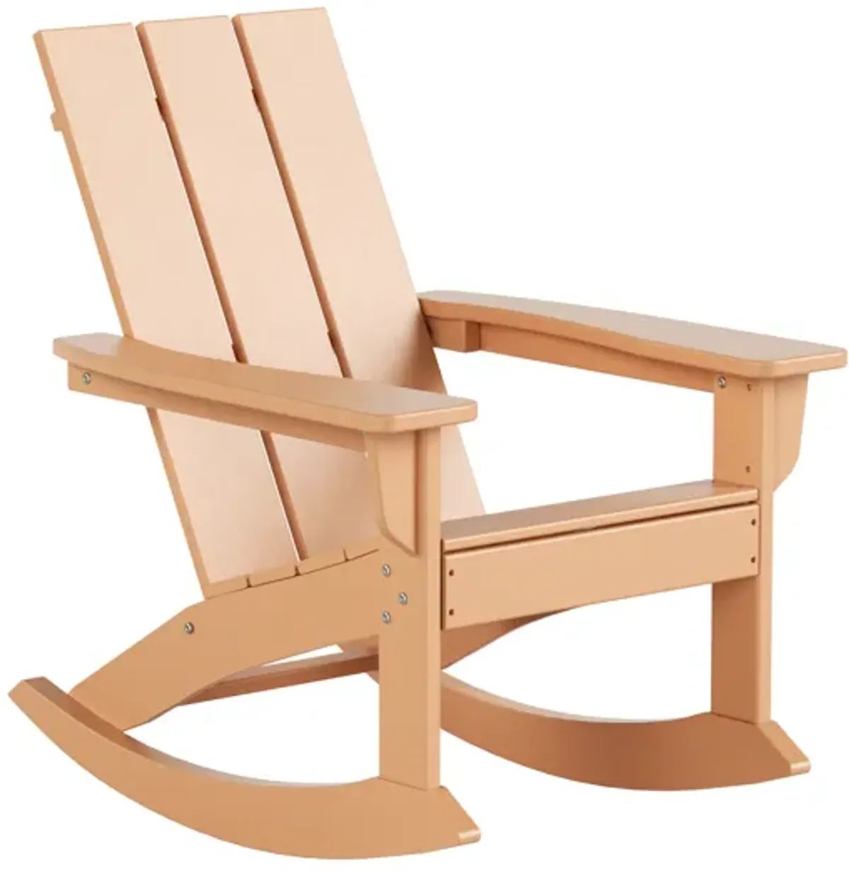 WestinTrends Modern Adirondack Outdoor Rocking Chair