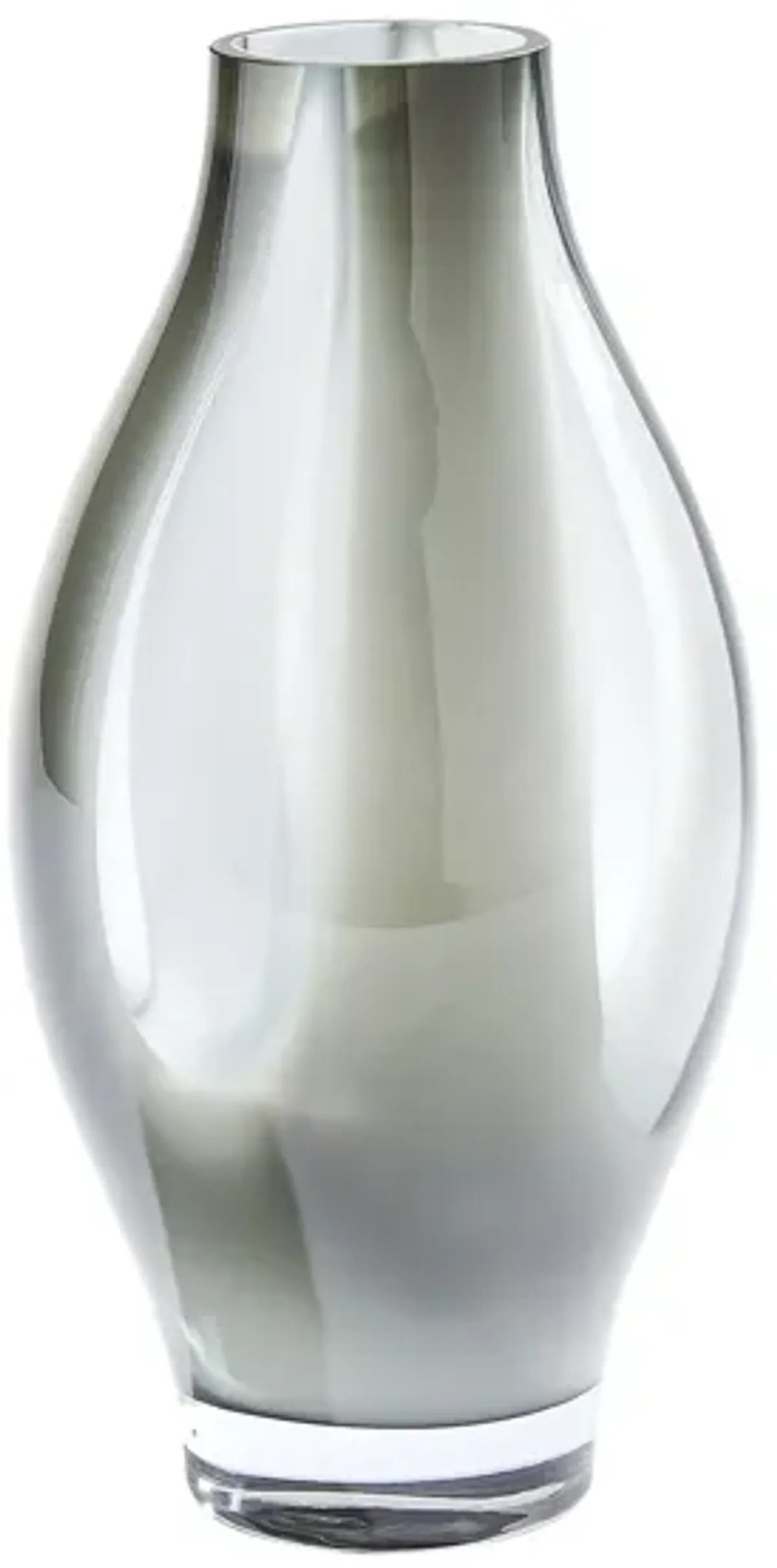 Fly Through Vase-Grey Medium