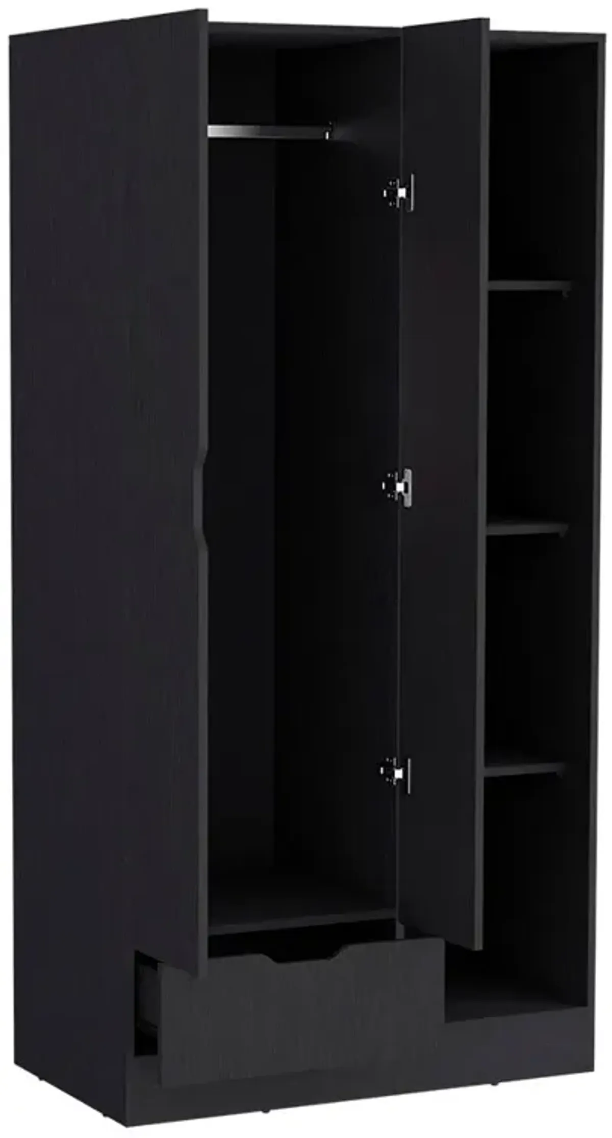 Armoire Dover, Bedroom, Black