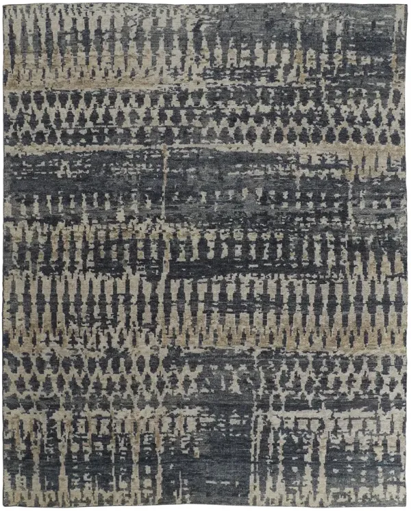 Palomar 6632F Blue/Gray/Tan 2'6" x 8' Rug