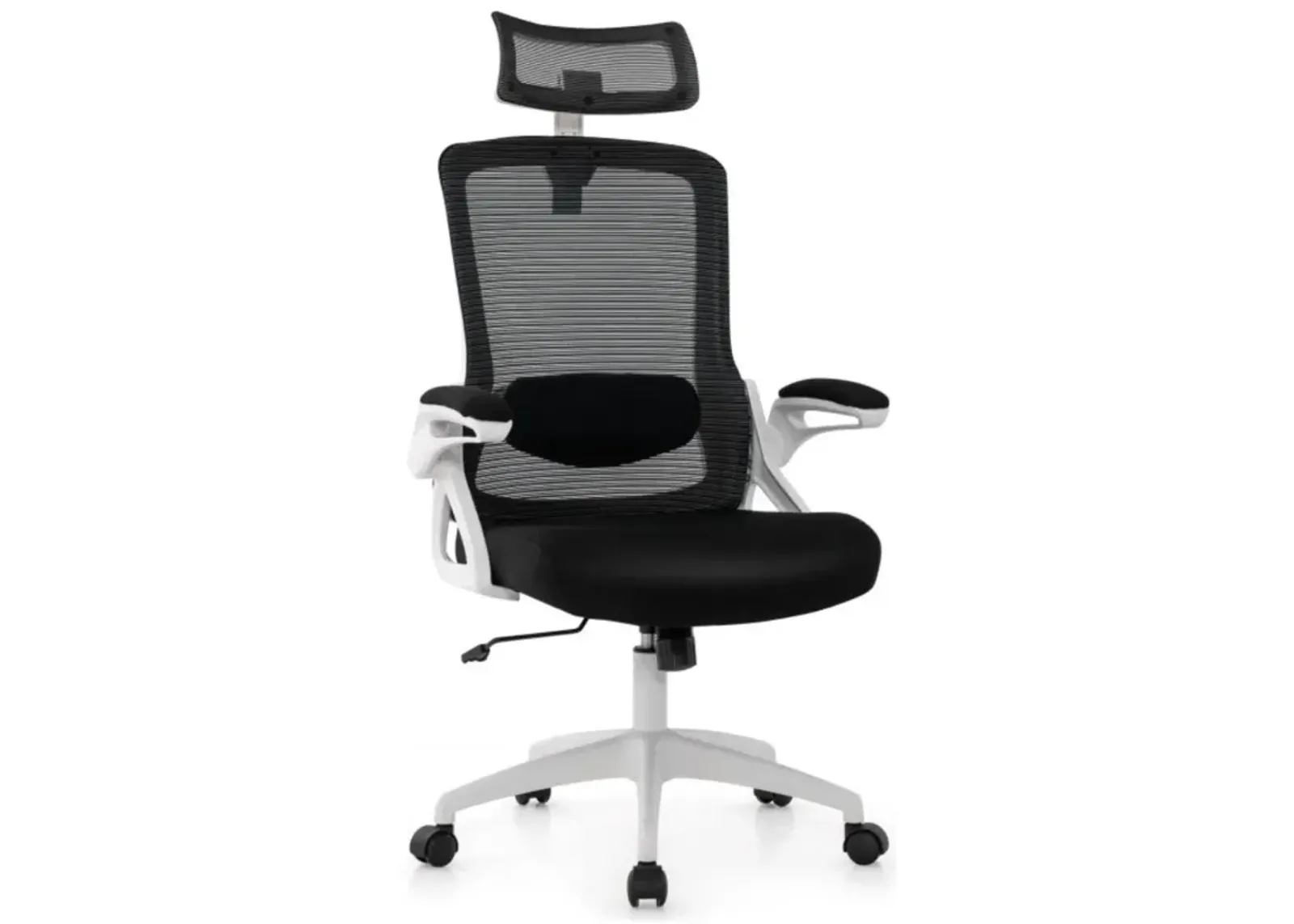 Adjustable Swivel Task Chair Ergonomic Office Chair with Adjustable Lumbar Support