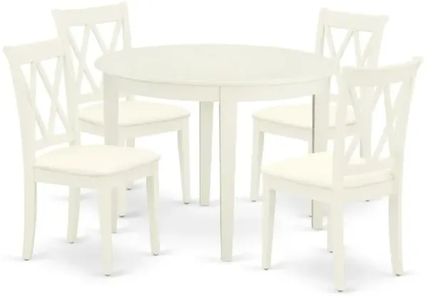 Dining Room Set Linen White