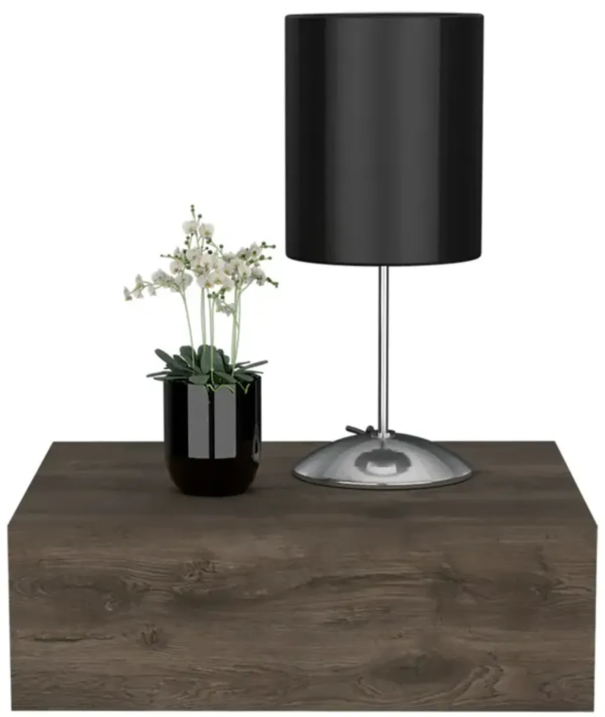 Nightstand Isola, Bedroom, Dark Brown