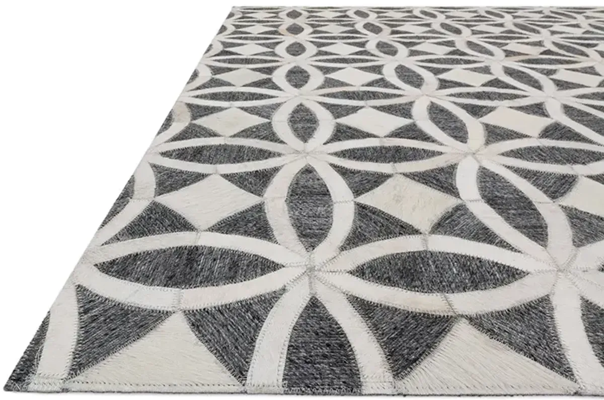 Dorado Graphite/Ivory 9'3" x 13' Rug