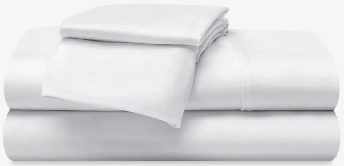 Hyper-Wool Split King/Split California King Sheet Set - Bright White
