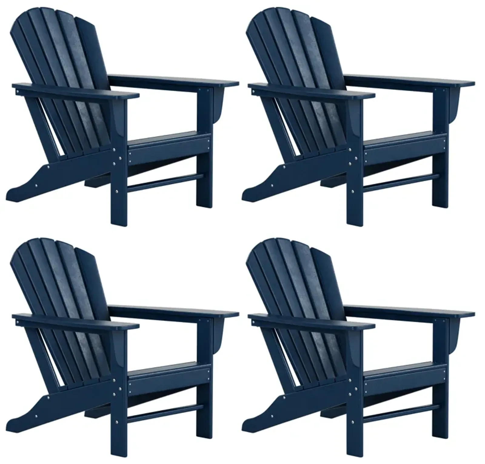 WestinTrends Outdoor Patio Adirondack Chair (Set of 4)