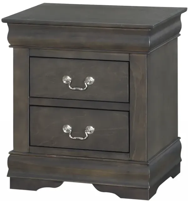 Contemporary Nightstand with 2 Drawers – Functional Bedroom Storage