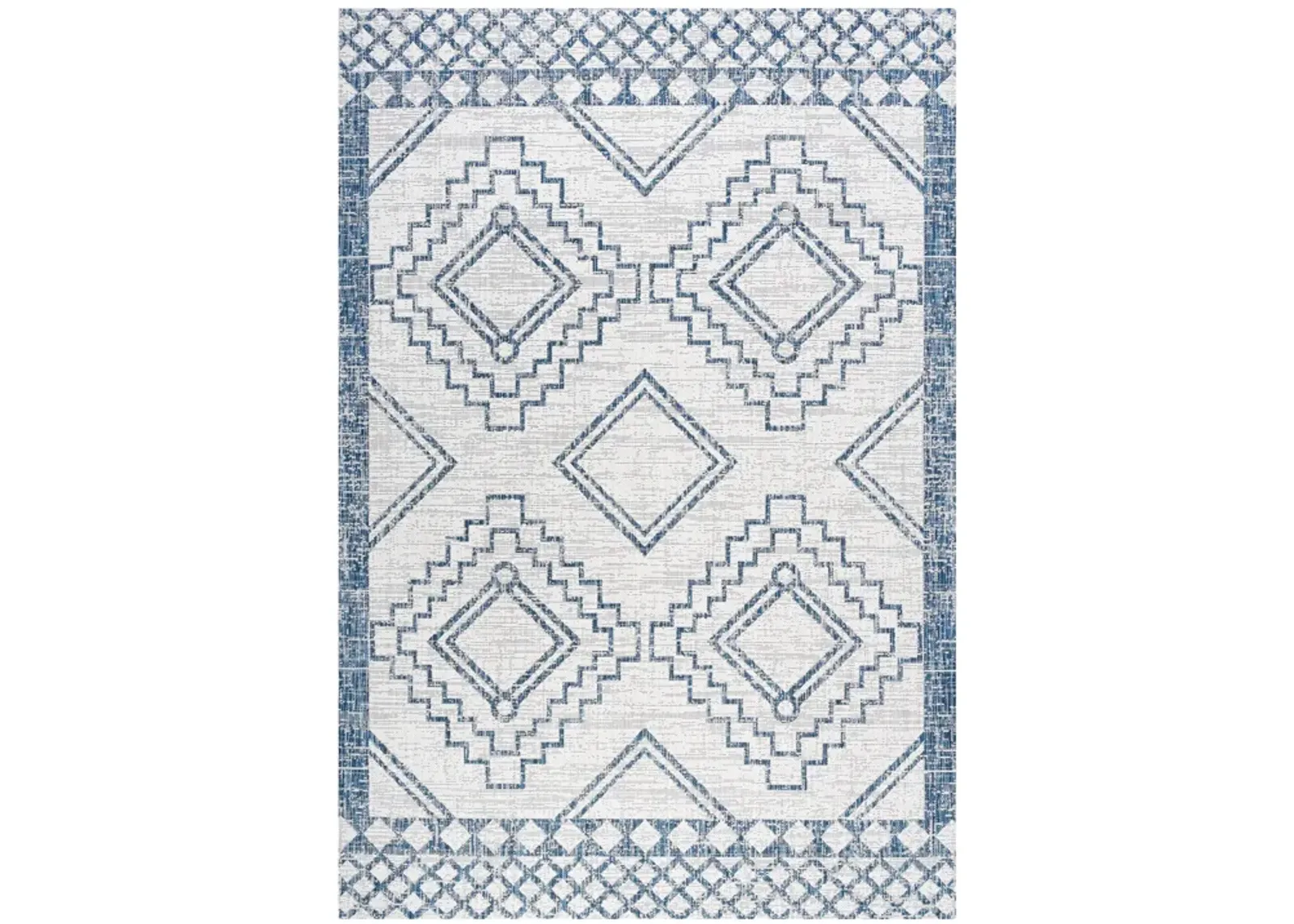 Marokko Diamond Tribal Medallion Indoor/Outdoor Area Rug