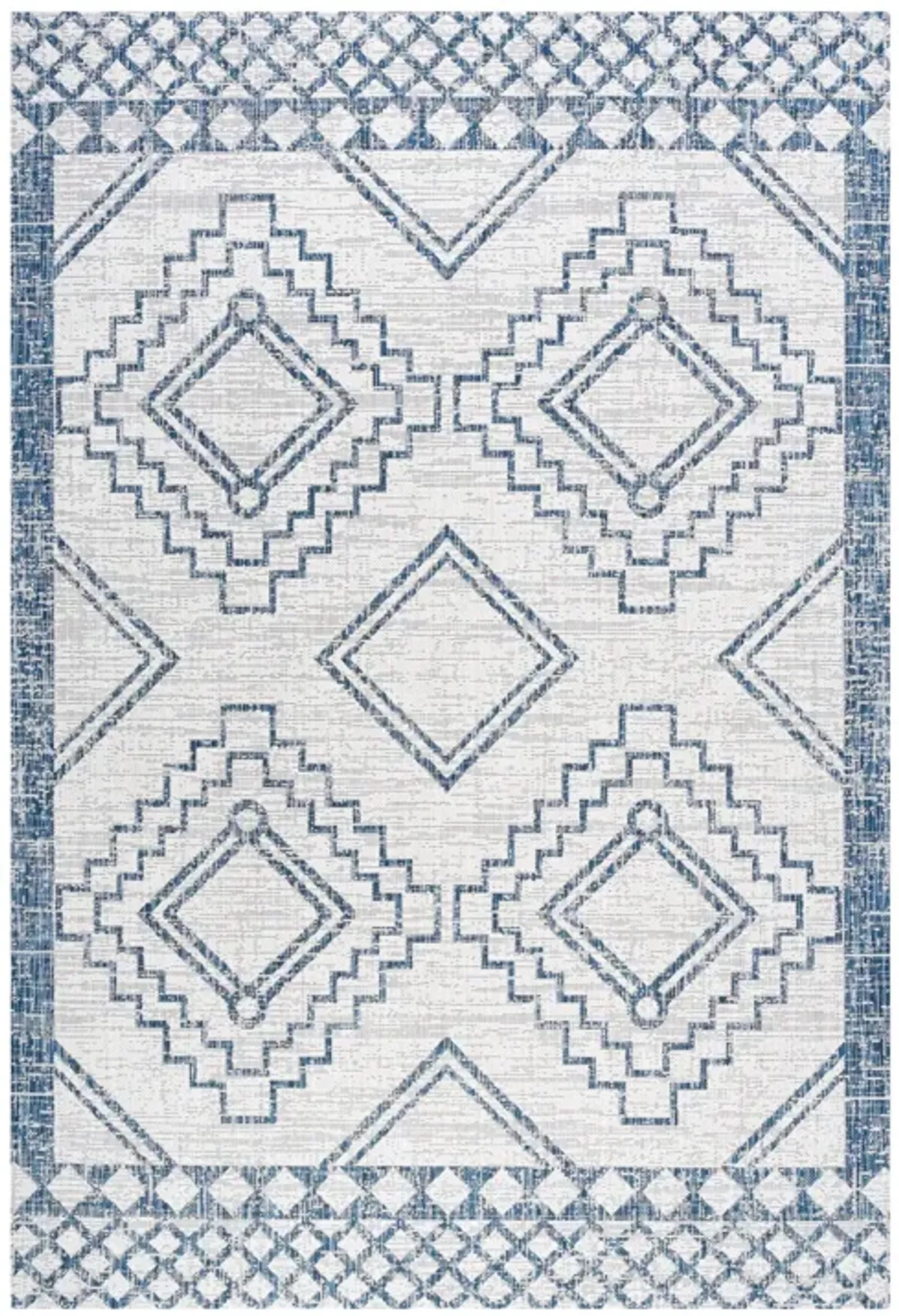 Marokko Diamond Tribal Medallion Indoor/Outdoor Area Rug