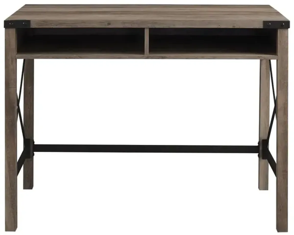 Belen Kox Rustic Farmhouse Writing Desk - Grey Wash, Belen Kox