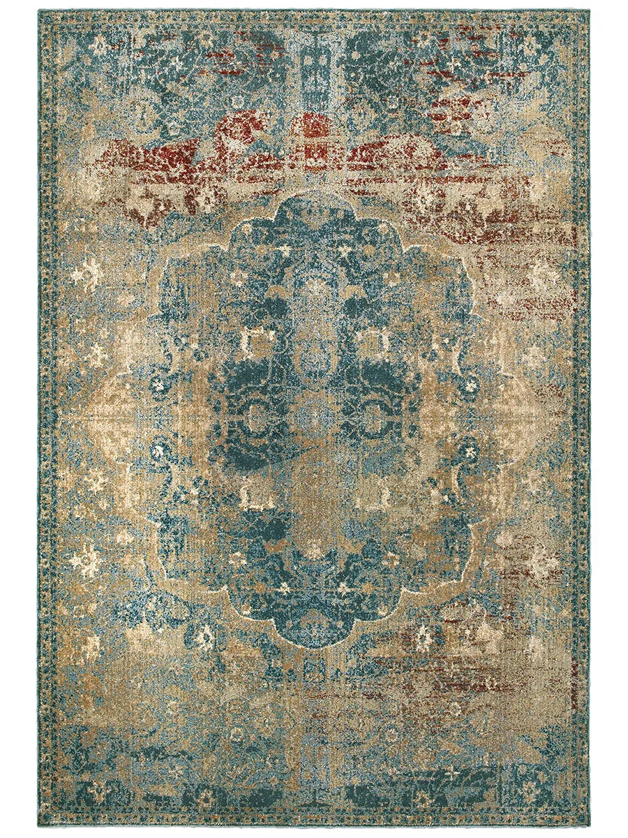 Empire 7'10" Gold Rug