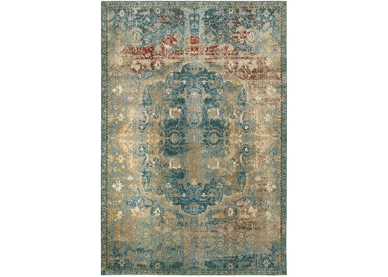 Empire 7'10" Gold Rug